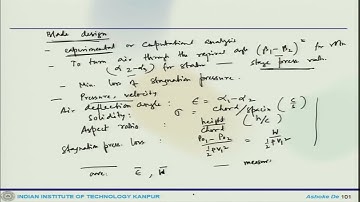 Lec 54: Axial compressor (contd.) #CH24SP #swayamprabha
