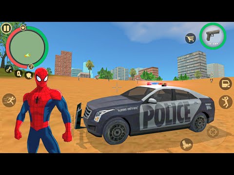 Süper kahraman Örümcek Adam Oyunu - Rope Hero: Vice Town #15 - Android Gameplay