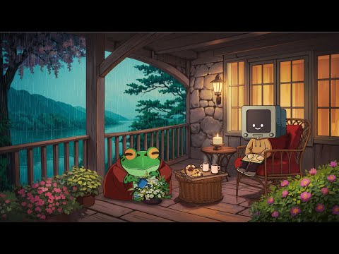 Gentle spring rainy day 🌧 calm your anxiety, relaxing music - lofi hip hop mix - aesthetic lofi