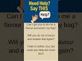 Stop Saying “Help Me”! Use These Better English Phrases #englishspeaking
