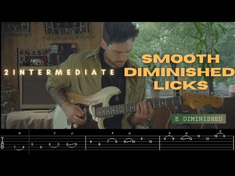2 Smooth Nujazz/Fusion Diminished Licks | Easy Outside Lesson