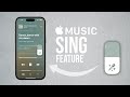 How to make apple music karaoke  sing feature