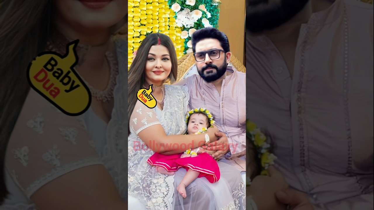 Aishwarya Rai Abhishek Bachchan doing baby grand Naamkaran 