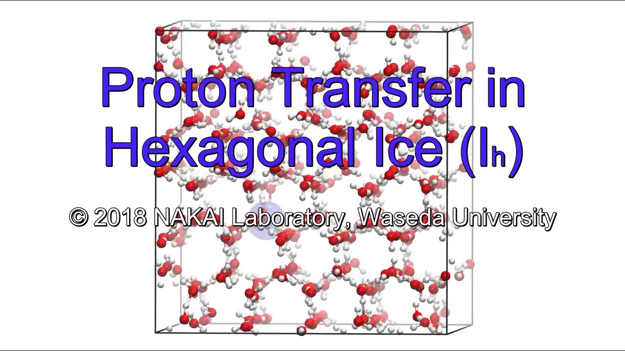 Proton Transfer in Hexagonal Ice (Ih) - YouTube