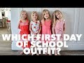 Getting Ready For The FIRST DAY OF SCHOOL Tomorrow!-BACK TO SCHOOL OUTFITS