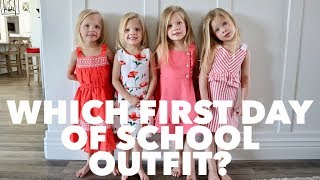 Getting Ready For The FIRST DAY OF SCHOOL Tomorrow!-BACK TO SCHOOL OUTFITS