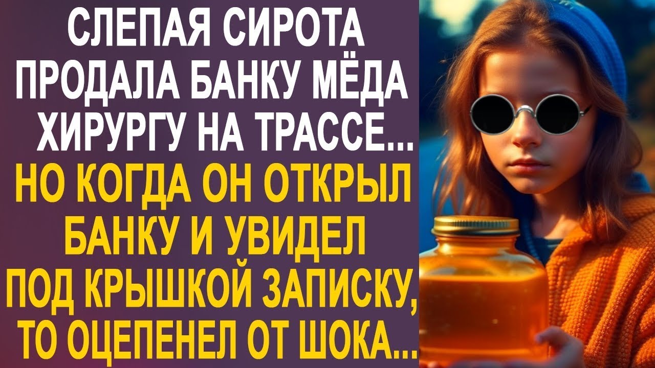 Сирота продала банку мёда хирургу на трассе. Но когда он открыл банку и увидел записку под крышкой