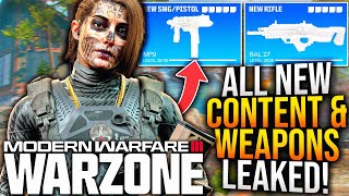 WARZONE: 4 NEW WEAPONS, Huge Future CONTENT UPDATES, & More LEAKED! (MW3 New Update)