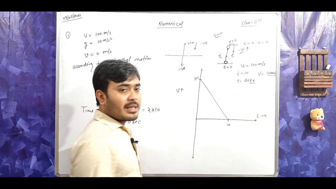 Ch 3 Kinematics Class 11 Physics Velocity time Graph Numericals ch-3-kinematics-class-11-physics-velocity-time-graph-numericals