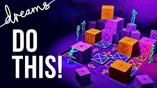 CREATE Your Own BLOCK PUZZLE in Dreams PS4!