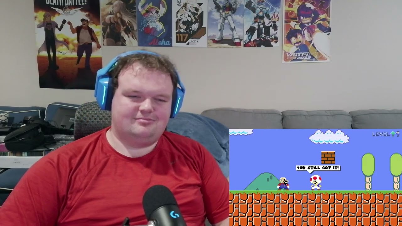 Mario Time Gets Accelerated - Every time Mario jumps, he gets OLDER!Reaction