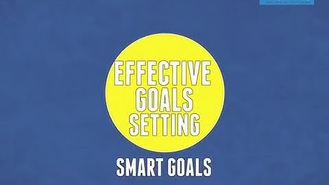 Effective Goal Settings Part 2 - Using Smart Goals