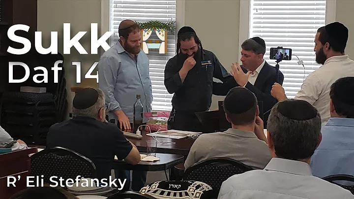 Daf Yomi Succah Daf 14 by R’ Eli Stefansky (Audio is good after 1min)