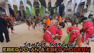 Mendem bareng - Ebeg legend 70-an ning-nong vs ebeg modern - kali growong kaliurip madukara