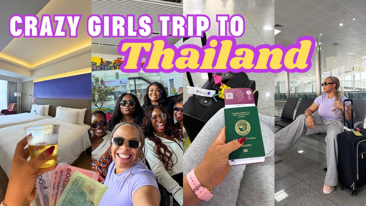 OUR GIRLS TRIP TO THAILAND!!🇹🇭 | PREP AND TRAVEL WITH ME, CRAZY FLIGHT EXPERIENCE, LUXURY ROOM TOUR.