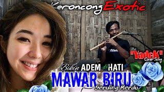 BIKIN ADEM DI HATI || LANTUNAN SULING MBAH YADEK || MAWAR BIRU