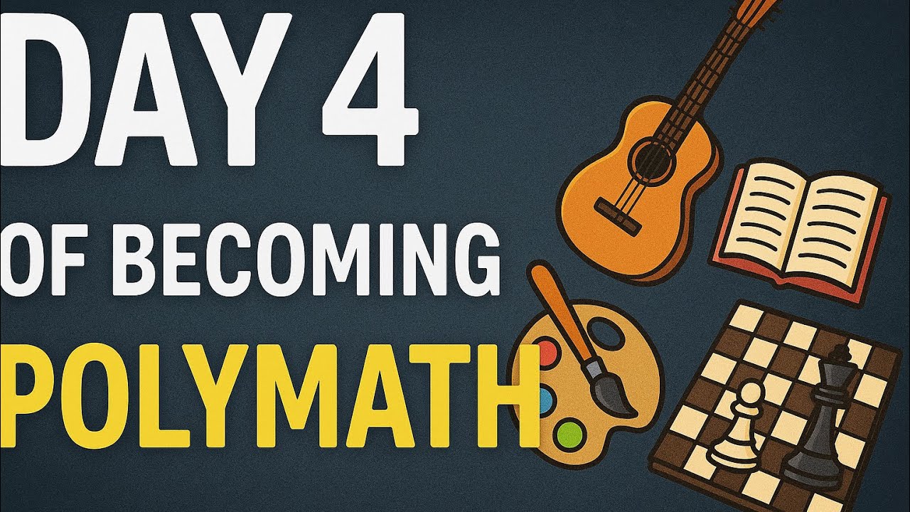 how to become a polymath day 4: obstacles - YouTube