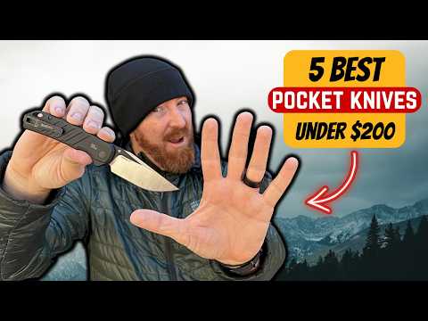 Why These 5 Are The Best Pocket Knives Under $200!