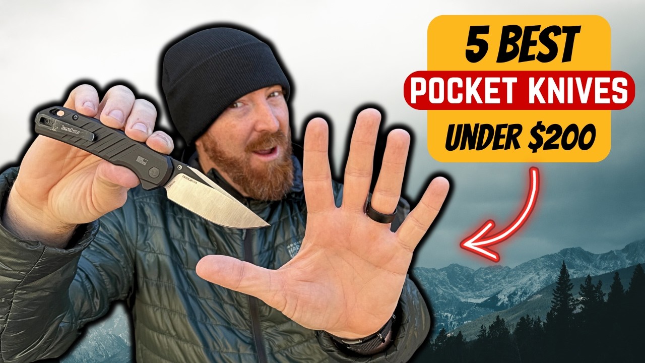 TOP 5 Pocket Knives Under $200 - Best EDC Blades!