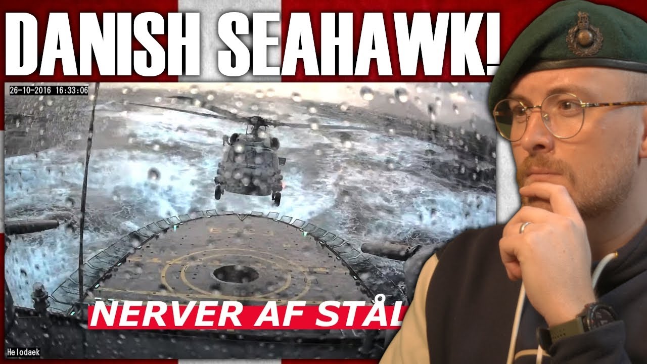 Danish MH-60R Seahawk Fights the Storm! | Royal Marine Reacts