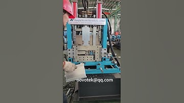 Automatic C U Sigma Purlin Roll Forming Machine Manufacturer #rollformingmachine