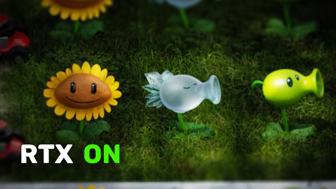 I Recreated Plants vs. Zombies RTX ON (without ai)  😁😍