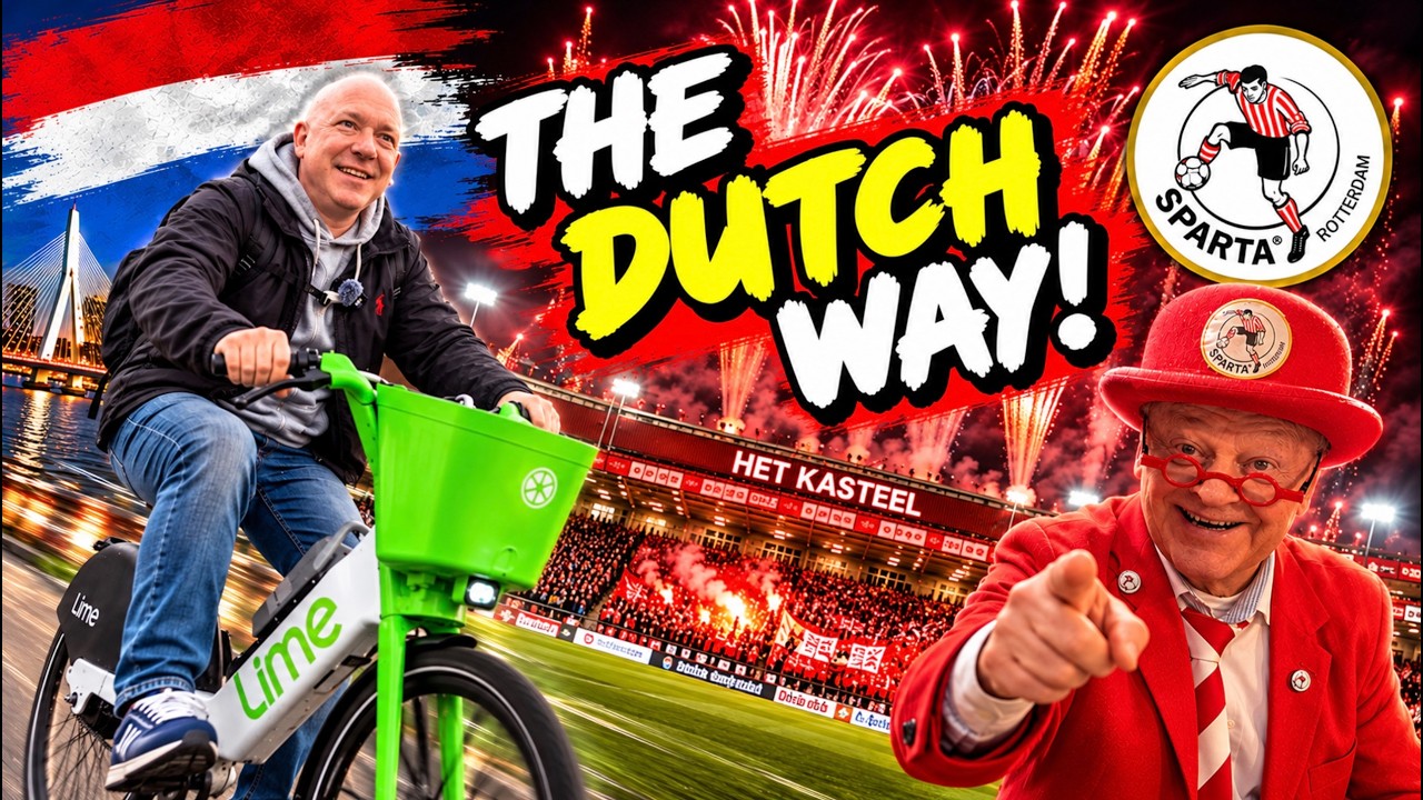 I Went to Sparta Rotterdam the Dutch Way — BY BICYCLE!