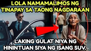 LOLA NAMAMALIMOS NG TINAPAY SA TAONG NAGDARAAN, LAKING GULAT NIYA NG HININTUAN SIYA NG ISANG SUV.