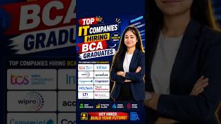 Top IT Companies Hiring BCA Graduates in 2026 💼 Salary &amp; Eligibility