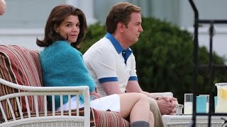 Katie Holmes Looks Identical to Jackie Kennedy on 'The Kennedys: After Camelot' Set -- See the Pi…