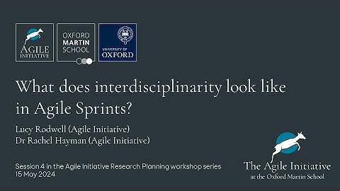 The Agile Initiative: Interdisciplinarity in fast-paced, impact-focused research