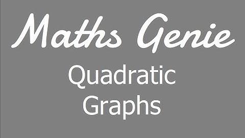 Quadratic Graphs