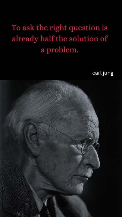 To ask the right question is already half the solution of a problem. # ...