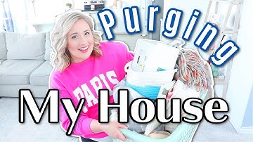 PURGING My House| One Month of Decluttering!
