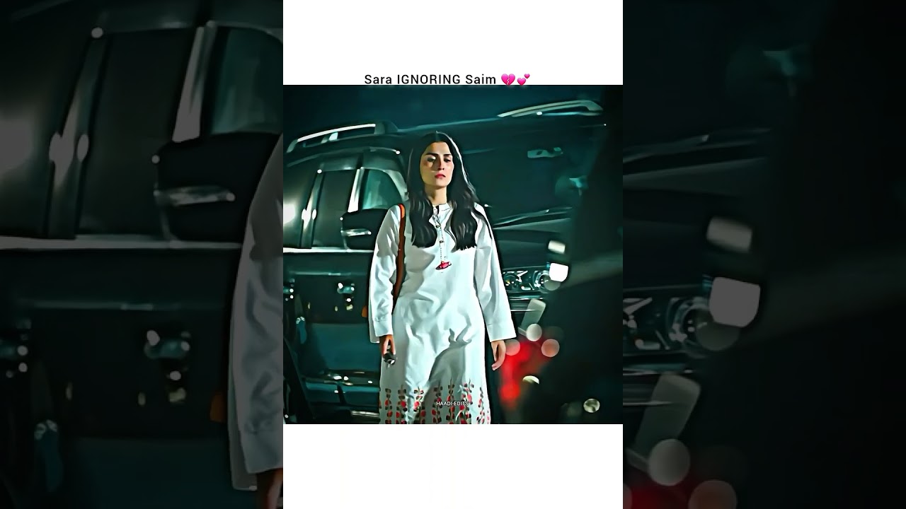 Sara Ignoring Saim❤💯Feroze khan attitude status 