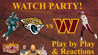 Washington Commanders vs Jacksonville Jaguars LIVE Watch Party, Livestream, Reactions