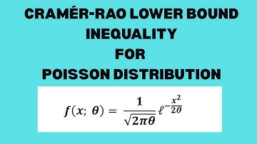 Cramer Rao Inequality | Normal Distribution