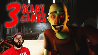 WE ARE BEING FOLLOWED BY A PSYCHO KILLER | 3 Scary Games | Ep.2