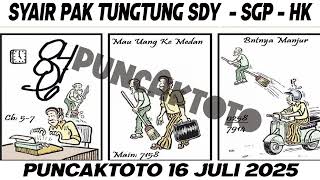 Syair hk Pak Tuntung Hongkong Hari Ini 16 Juli 2025
