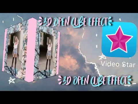3D open Cube effect on videostar {easy} #1