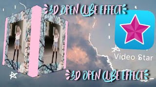 3D open Cube effect on videostar {easy} #1