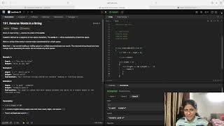 151. Reverse Words in a String (Part 3) | optimum solution #leetcode75 #leetcode #dsa #practice