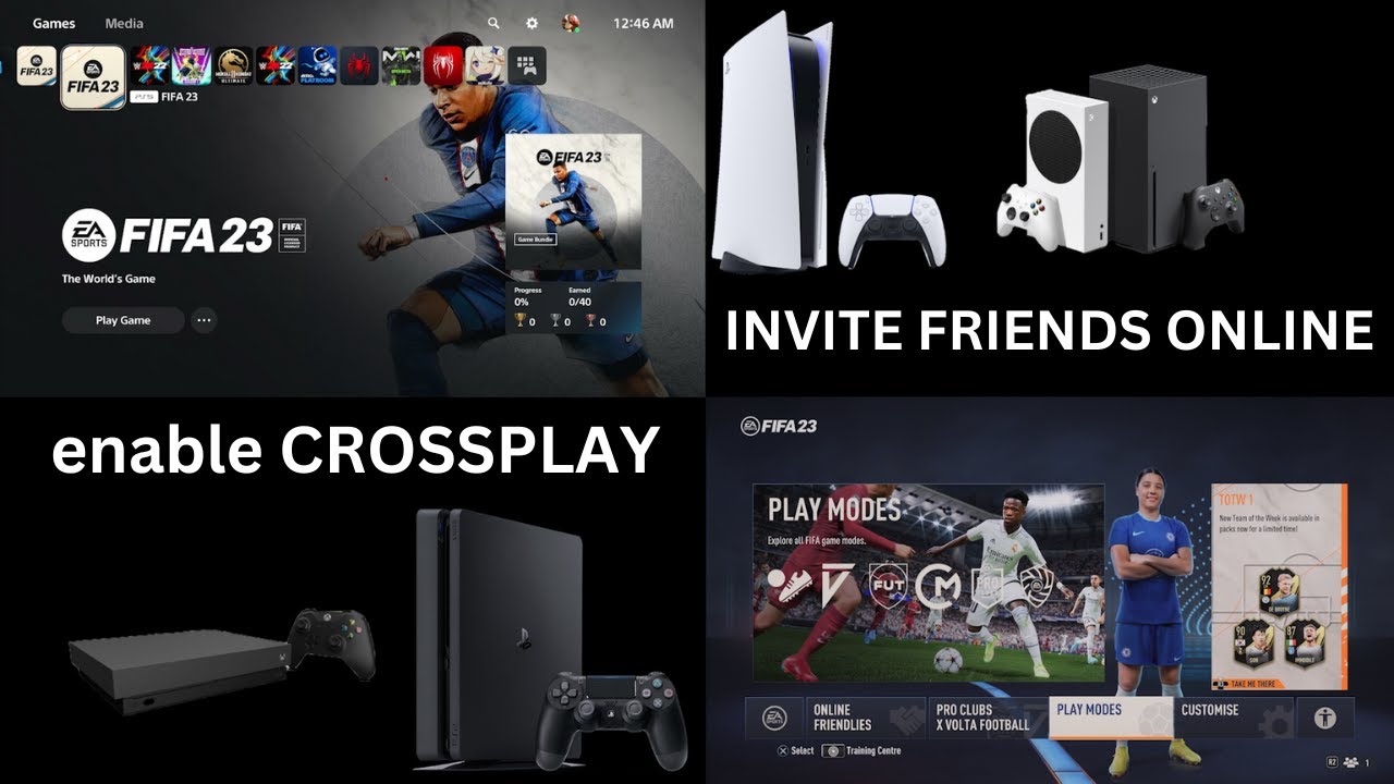 How to Enable Cross Play in FIFA 23 & Invite your PS4/PS5/XBOX