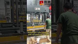 One Machine, Full Solution: Sofa Compress &amp; Roll Packing Line