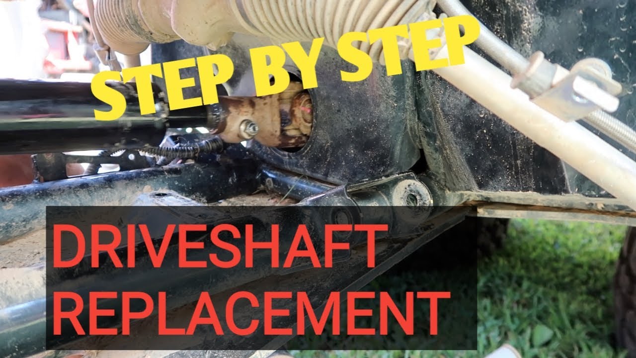Replacing the Driveshaft in a Kawasaki KRX 1000 - YouTube