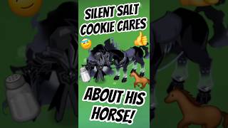 Silent Salt Cookie CARES For His Horse! #Shorts #CookieRun #CookieRunKingdom #CRK #Facts #PNGTuber