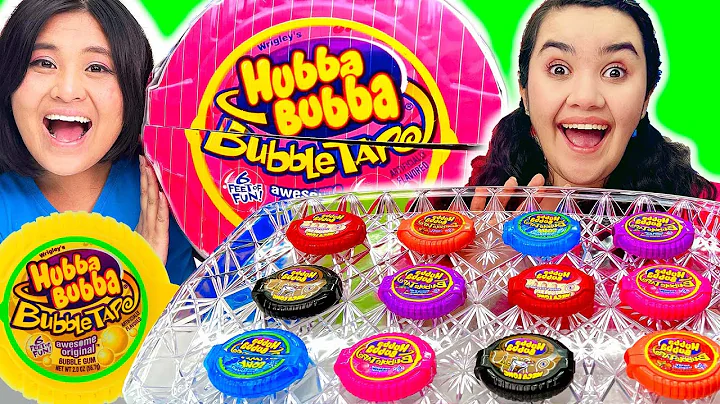 BUBBLE GUM HUBBA BUBBA MUKBANG CHALLENGE | EATING ...