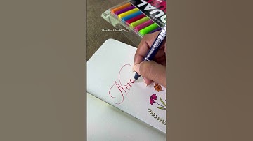 • Lettering hey November 🌸 | #shorts #calligraphy #art #tombowfudenosuke #novembercoverpage