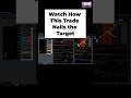 Watch How This Trade Nails the Target #shorts #trading #tradingstrategy