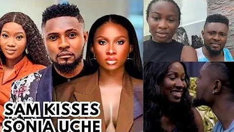 SO ROMANTIC! Actor Maurice Sam Kisses Sonia Uche On A Live Video. Watch Until The End